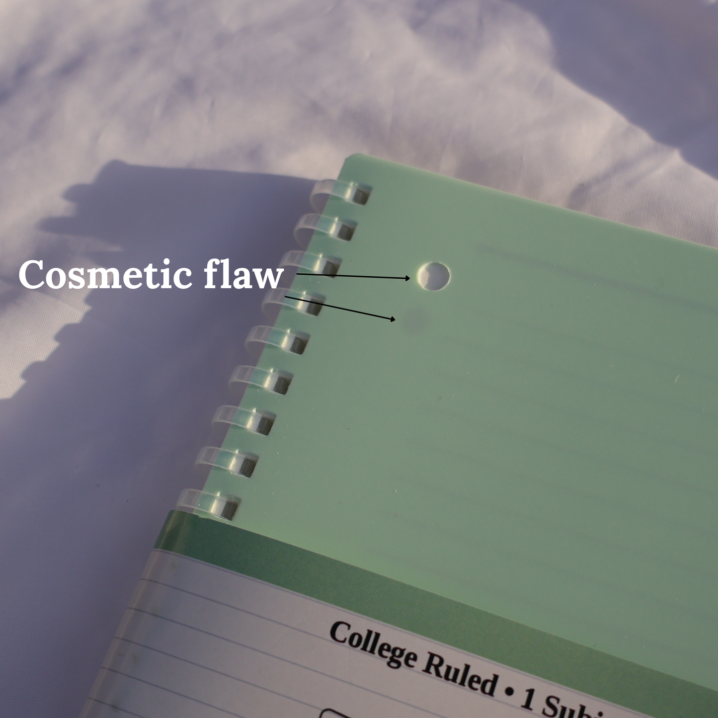 Discounted Notoble Notebook -Minor Hole Misalignment