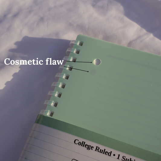 Discounted Notoble Notebook -Minor Hole Misalignment