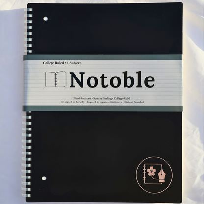 Discounted Notoble Notebook -Minor Hole Misalignment